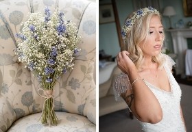 Boho Blues Hair Crown