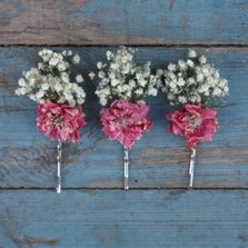 Boho Candyfloss Hair Grips Set of 3