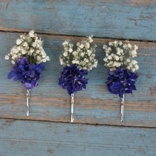 Boho Midnight Hair Grips Set of 3