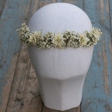 Boho Purity Half Hair Crown