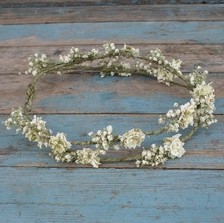 Boho Purity Double Hair Circlet
