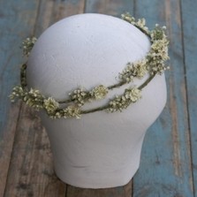 Boho Purity Double Hair Circlet