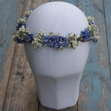 Boho Blues Double Hair Circlet