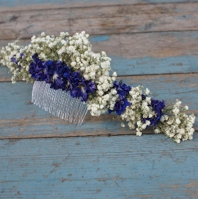 Boho Midnight Half Hair Crown with Comb