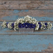 Boho Midnight Half Hair Crown with Comb