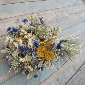 Cornflower Meadow Wedding Bouquet
