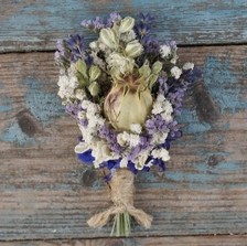 Provence Babys Breath Buttonhole