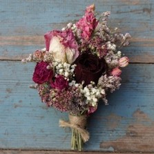 Valentine Rose Garden Lapel Corsage