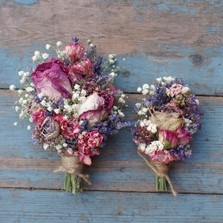 Jewel Rose Garden Lapel Corsage