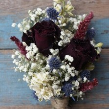 Rustic Winter Lapel Corsages