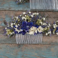 Provence Babys Breath Hair Combs