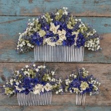 Provence Babys Breath Hair Combs