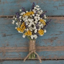 Lavender Yellows Buttonhole