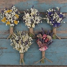 Lavender Yellows Buttonhole