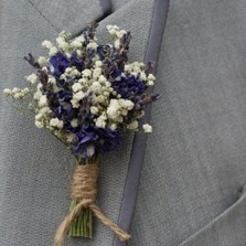 Lavender Blues Buttonhole