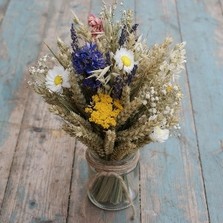 Festival Meadow Jam Jar Posy