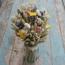 Festival Meadow Jam Jar Posy