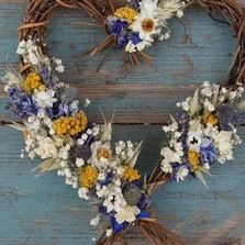 Prairie Blues Hanging Vine Heart