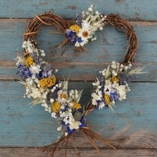 Prairie Blues Hanging Vine Heart