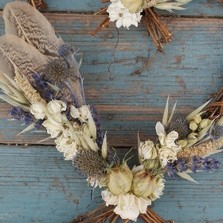 Rustic Autumn Hanging Vine Heart