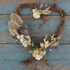 Rustic Autumn Hanging Vine Heart