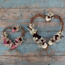 Rustic Winter Hanging Vine Heart