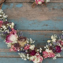 Jewel Rose Garden Hanging Heart