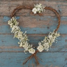 Boho Purity Hanging Vine Heart