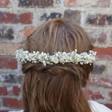 Boho Purity Half Hair Crown with 2 Combs