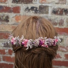 Summer Haze Half Hair Crown with 2 Combs