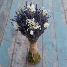 Lavender Twist Blue Larkspur Posy