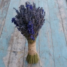 Lavender Twist Blue Larkspur Posy