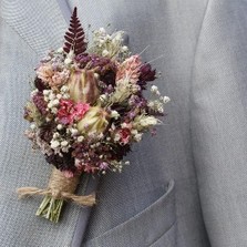 Woodland Berry Lapel Corsage