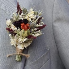 Woodland Sunset Lapel Corsage