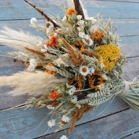 Sunflower Prairie Wedding Bouquet