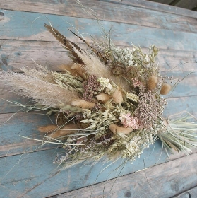 Pampas Prairie Blush Wedding Bouquet