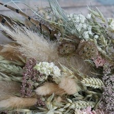 Pampas Prairie Blush Wedding Bouquet