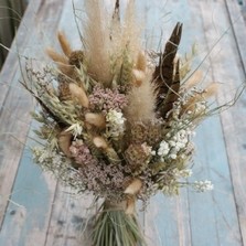 Pampas Prairie Blush Wedding Bouquet