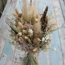 Pampas Prairie Blush Wedding Bouquet