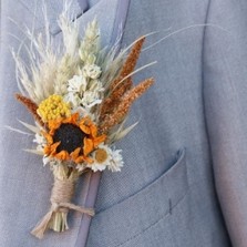 Sunflower Prairie Buttonhole