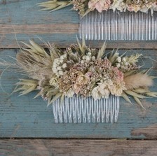 Pampas Prairie Blush Hair Comb