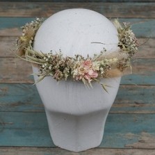 Pampas Prairie Blush Hair Crown