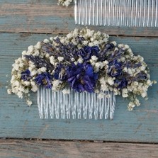 Lavender Twist Blues Hair Comb