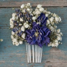 Lavender Twist Blues Hair Comb