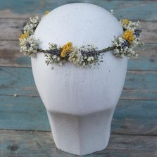 Lavender Twist Yellows Hair Crown