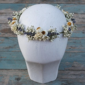 Lavender Twist Daisy Hair Crown