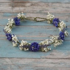 Lavender Twist Blues Hair Crown