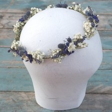 Lavender Twist Thistle Hair Crown