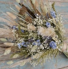 Pampas Prairie Sky Wedding Bouquet