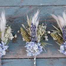 Pampas Prairie Sky Hair Grips Set of 3